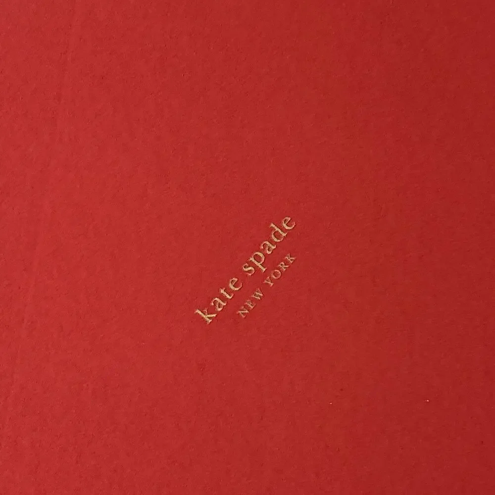 Kate Spade New York Magazine Take Note XL Notebook 168 Pages Bookmark Pocket New